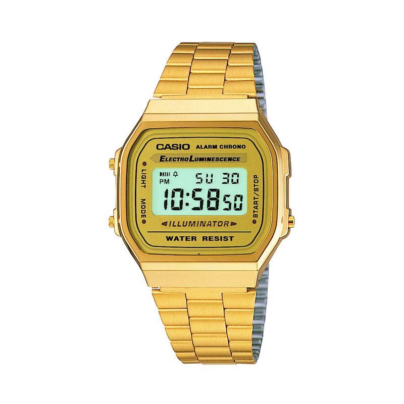 Casio Classic Collection Gold Digital Watch A168WG-9WDF
