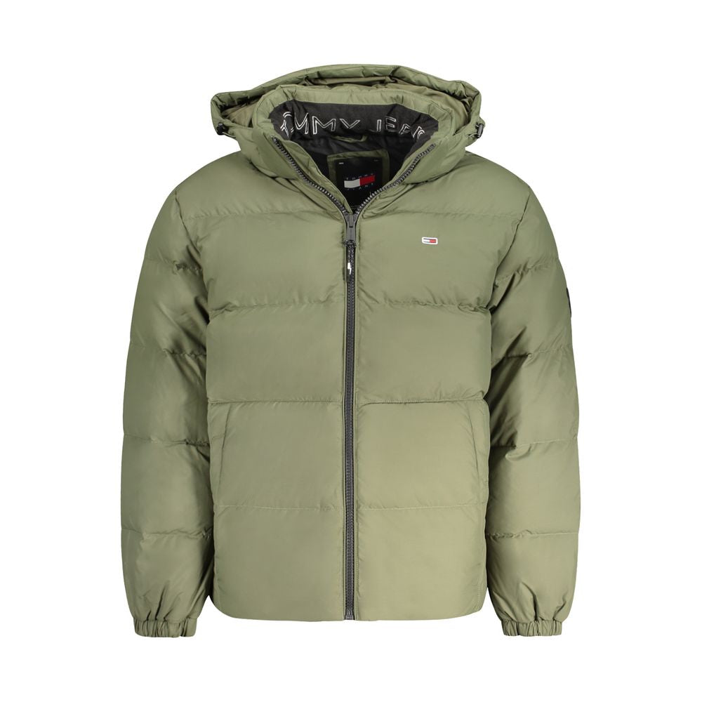 Tommy Hilfiger Green Recycled Polyester Men Jacket