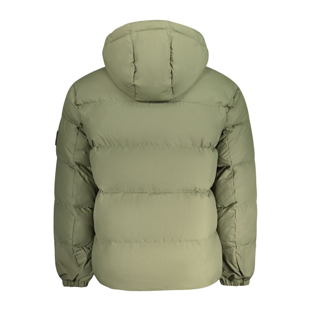 Tommy Hilfiger Green Recycled Polyester Men Jacket