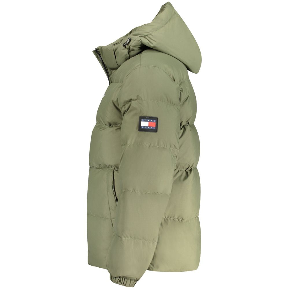 Tommy Hilfiger Green Recycled Polyester Men Jacket