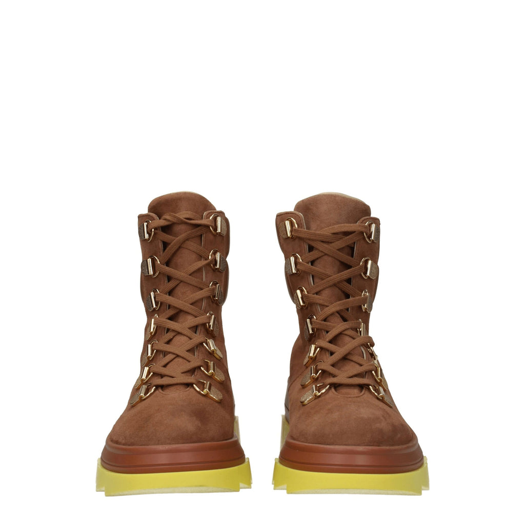 Stuart Weitzman Brown Leather Ankle Boots